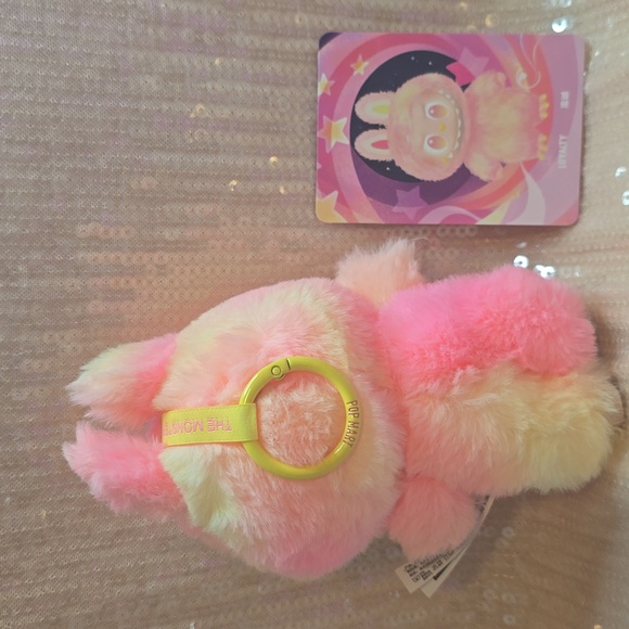 Labubu Big Into Energy Loyalty Yellow Pink V3 New Box Unsealed Authentic Popmart - Picture 5 of 10